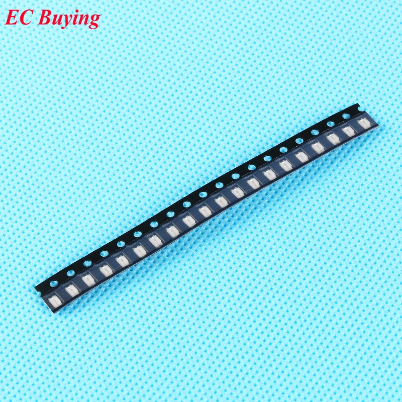 100 шт. 0603 (1608) Зеленый LED SMD чип лампа для поверхностного крепления SMT шарик ультра