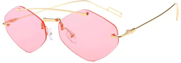 C5 gold pink Женская мода готические Квадратные Солнцезащитные очки карамельный цвет водительские очки унисекс Винтажные Солнцезащитные очки zonnebril dames - Цвет линз: C5 gold pink