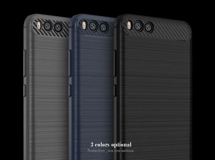 Чехол для Xiaomi Mi Note 3 оригинальный Гибкий Мягкий силиконовый чехол из ТПУ Для
