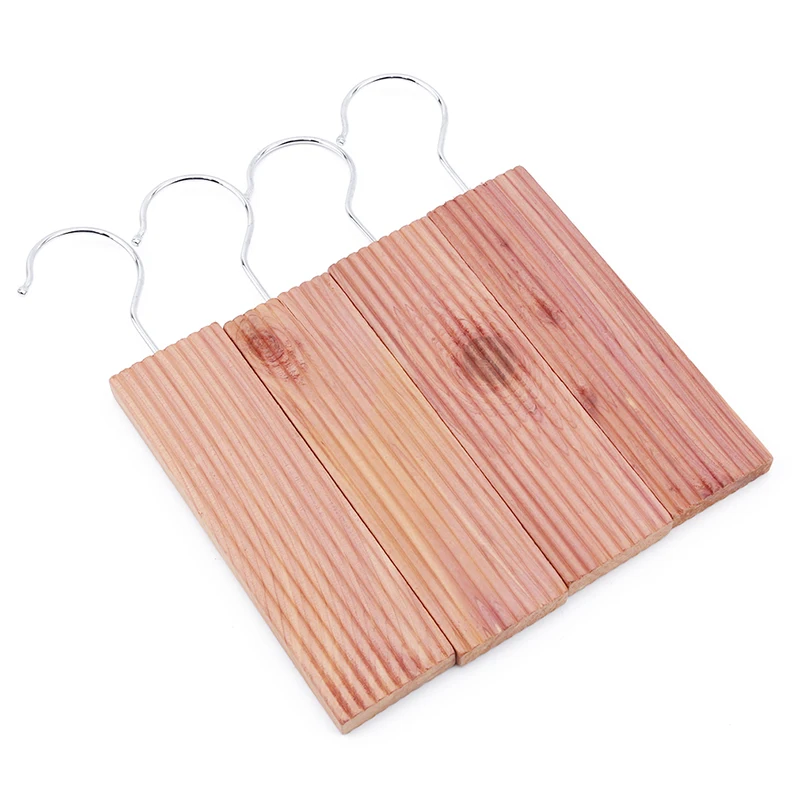 4 шт./упак. деревянный стеллаж для хранения кедра зависания против моли от комаров