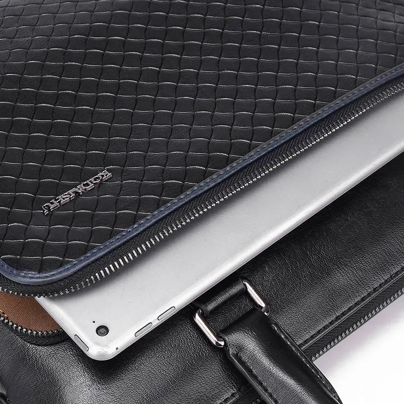 Новинка мужской портфель из искусственной кожи винтажная брендовая роскошная