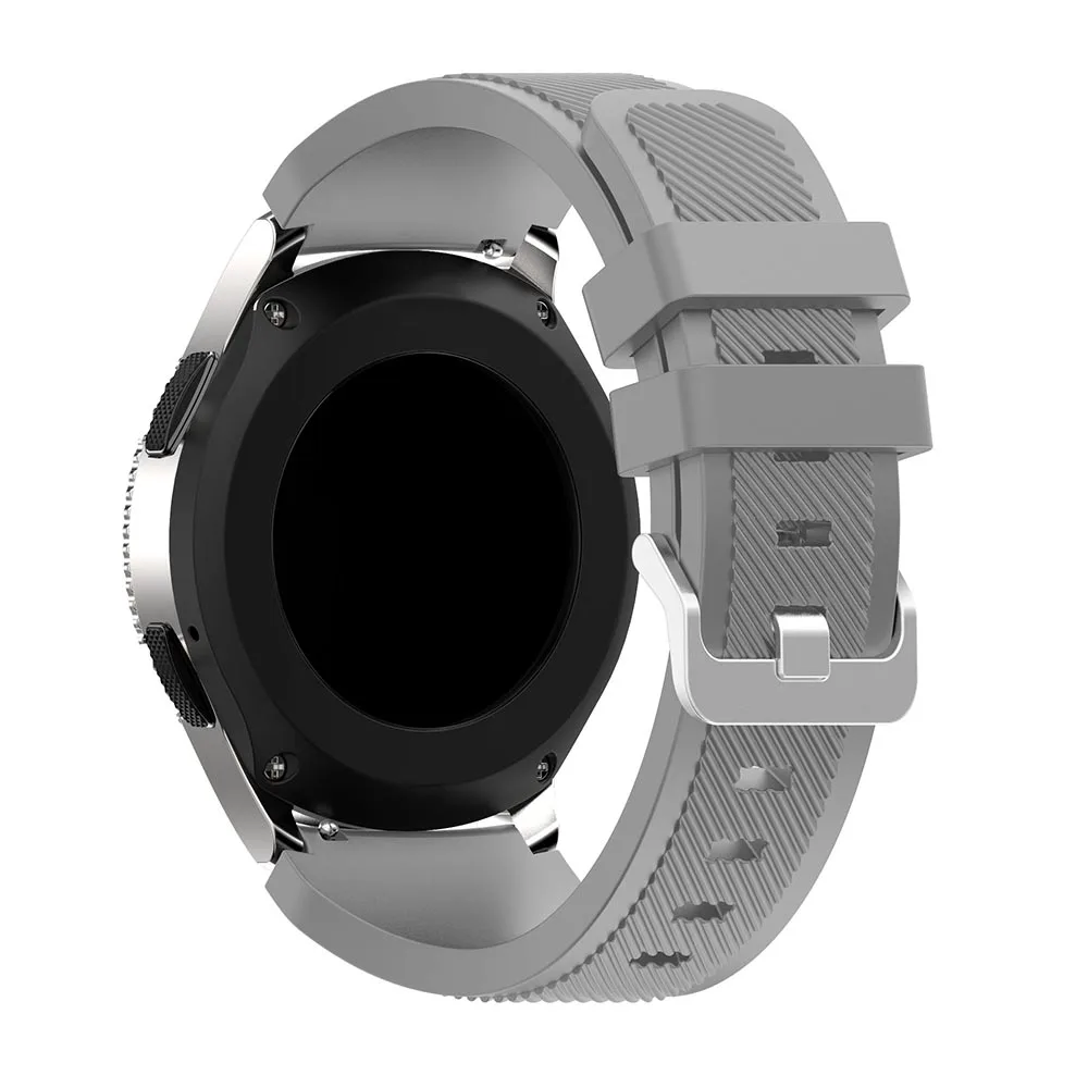 Спортивный силиконовый ремешок для Samsung Galaxy Watch 46 мм браслет Amazfit GTR 47 Huami Stratos