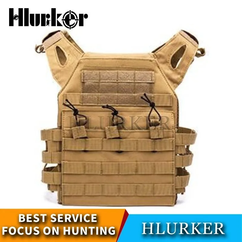 Khaki Открытый тактический охотничий камуфляж Molle страйкбол камуфляж Броня Военная техника PUBG пуленепробиваемый жилет Nerf Swat армейская одежда мода - Цвет: Khaki