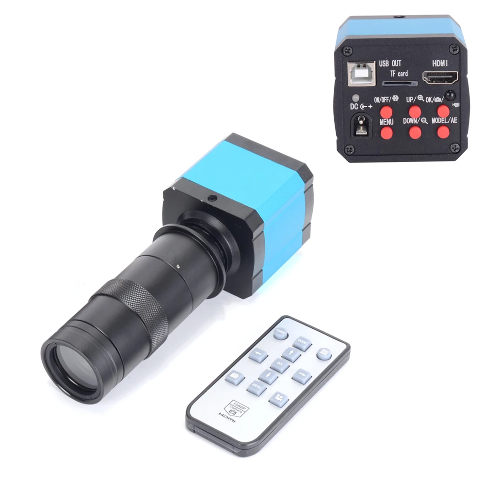 14MP микроскоп камера HDMI USB HD промышленный видео 1080p 60 Гц выход с 100X c креплением