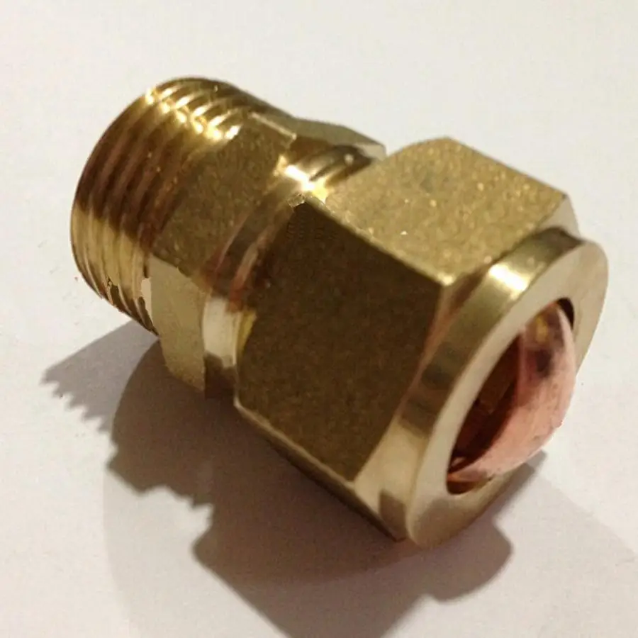 Латунная наружная резьба BSP 1/2 дюйма подходит для трубы с наружным диаметром 15 мм