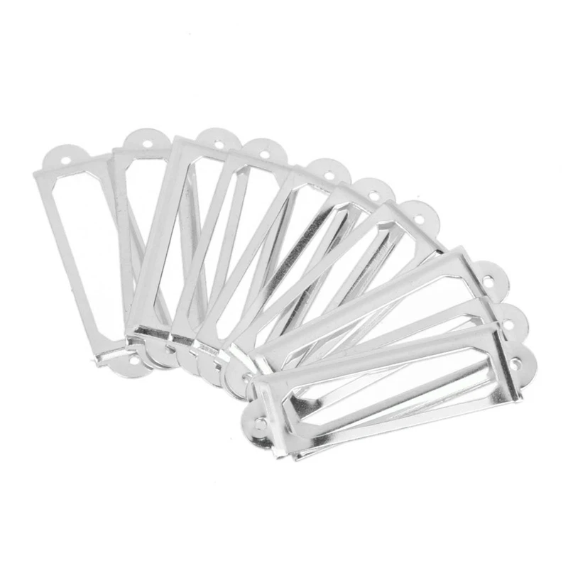 40 наборов офисная библиотека файл ящик карта шкаф бирка металлический держатель