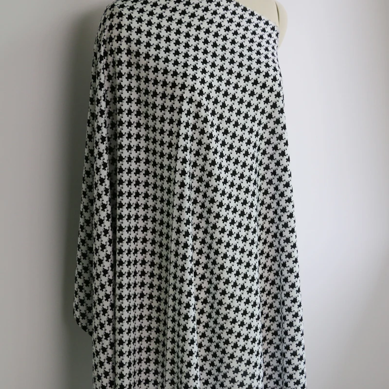 50 см * 145 Хаундстут вискозная ткань с принтом мягкое платье материал ВИСКОЗА