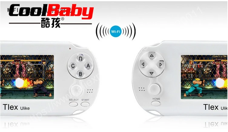 CoolBaby Tlex Ulike Android портативная игровая консоль с 4 Гб оперативной памяти+ Bluetooth Вай-Фай HDMI видео Поддержка MP4 MP5 проигрыватель Android
