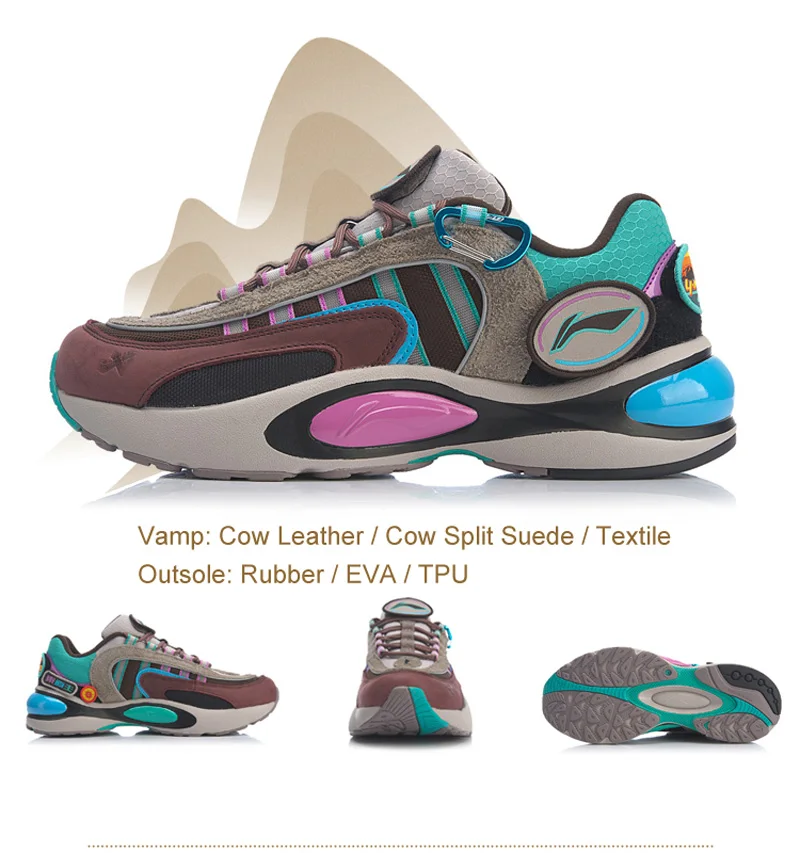 Li-Ning FW женские кроссовки V8 с подушкой для бега PROBAR LOC с поддержкой подкладки CLOUD LITE Спортивная обувь Кроссовки ARHP228 XYP888