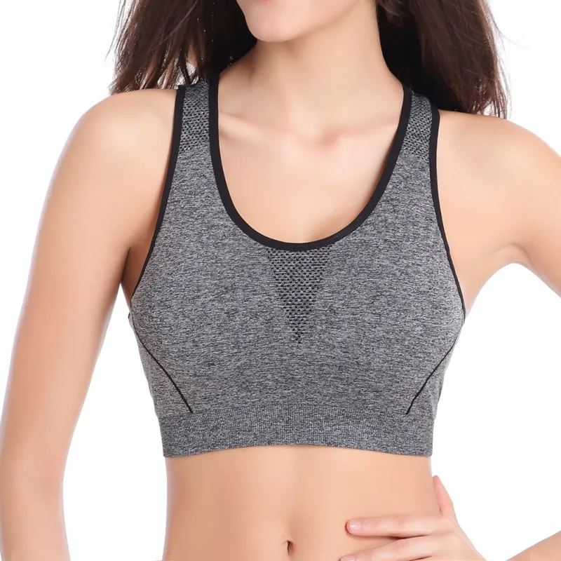 2017 Новый женский спортивный бюстгальтер для йоги Тренажерный зал мягкий без