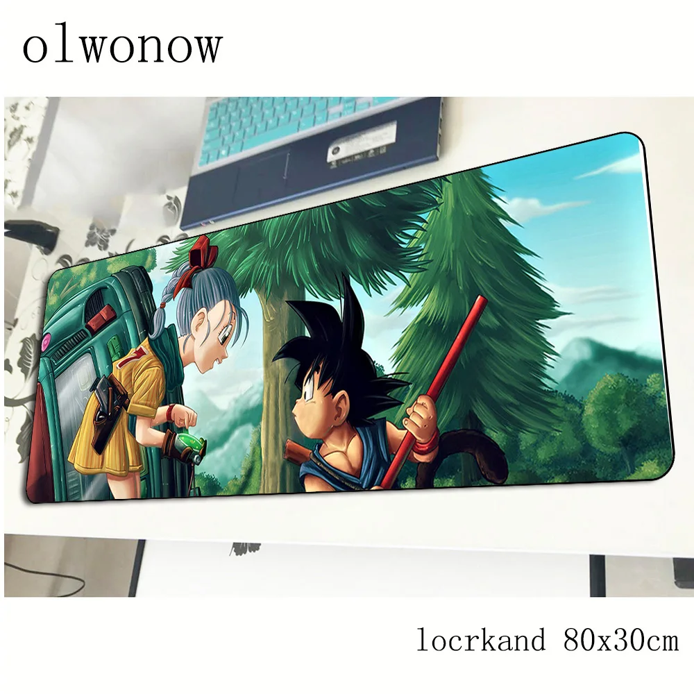 Dragon Ball Коврик для мыши с изображением 80x30 см для маленьких мальчиков подарок игровой коврик для мыши большой gamer коврик для мыши Аниме игра компьютерный стол padmouse клавиатура