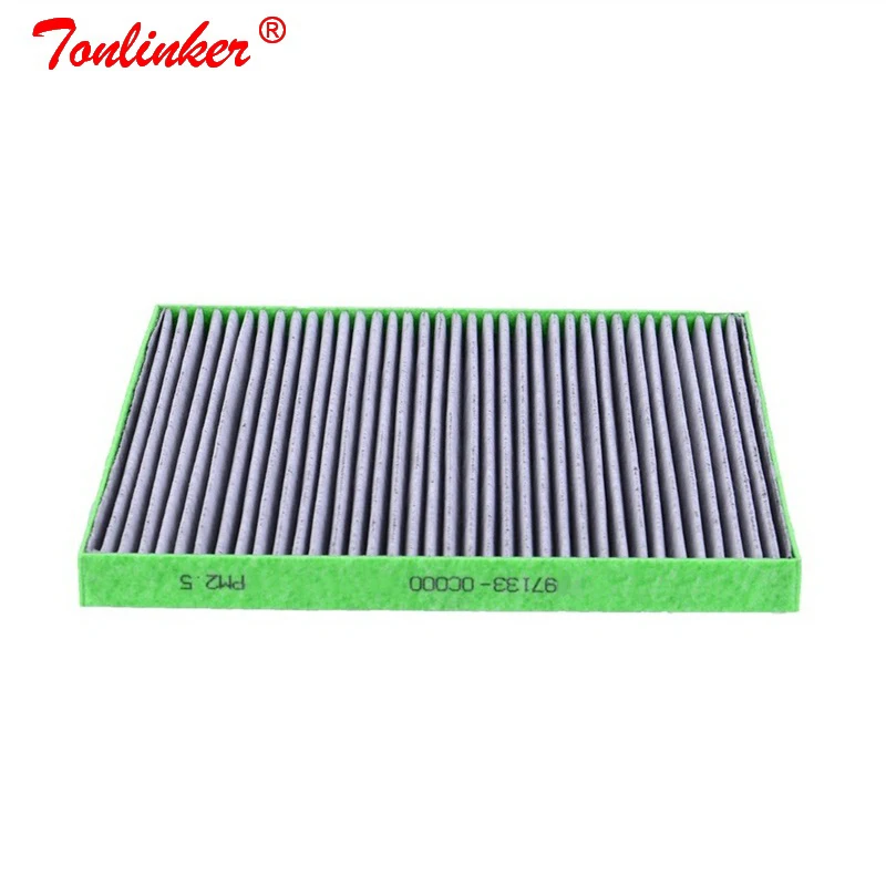 Фильтр для салона 97133-0C000 1 шт. для hyundai Accent IV/Genesis/rohers/Tucson 2004-2010 Veloster 1.6GDI/i30/i40 2010- автомобильный фильтр