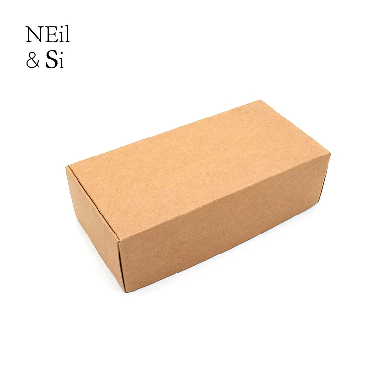 Крафт подарочная коробка мыло ручной работы косметическая бутылка Макарон