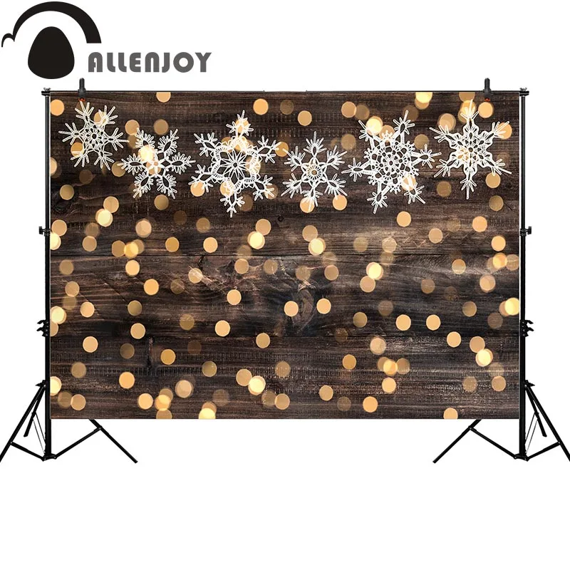 

Allenjoy фон для фотосъемки боке Снежинка дерево Рождество Блестящий фон фотостудия профессиональная фотосъемка