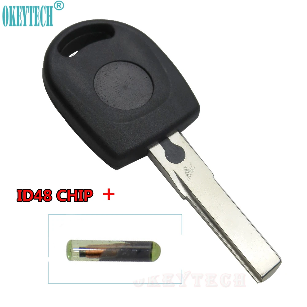 Замена OkeyTech HU66 Blade Автомобильный ключ пустой чехол для Фольксваген Пассат