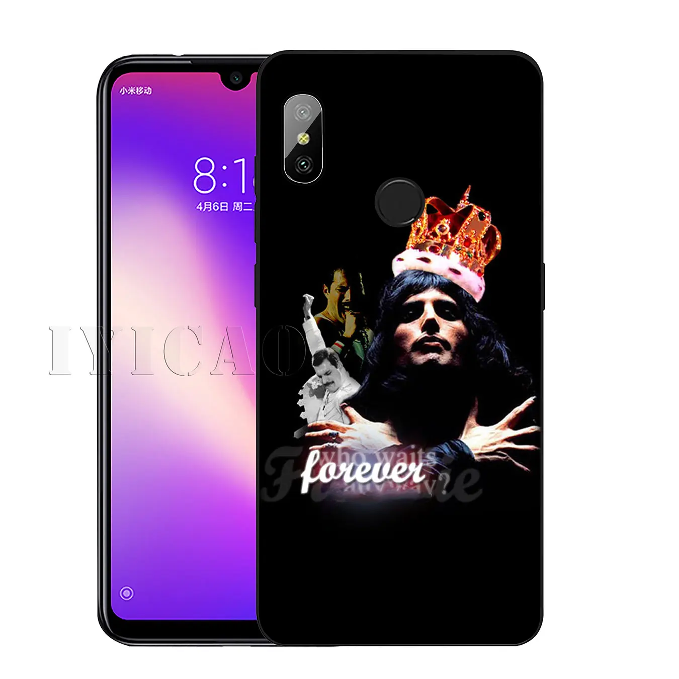 IYICAO Queen Freddie Mercury Soft Silicone Phone Case for Xiaomi Redmi K30 K20 8A 7A 6A 5A S2 GO Note 8 8T 7 5 6 Pro Cover |