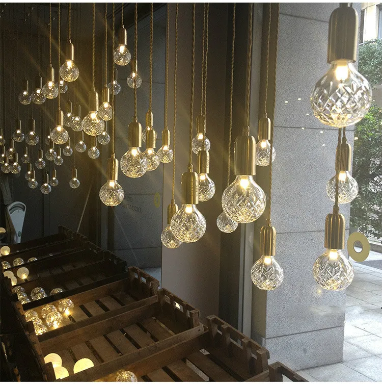 Креативная Люстра для магазина одежды в скандинавском стиле ресторанный бар