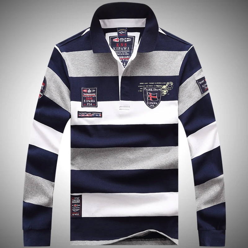 

Мужской свитер с длинным рукавом, с принтом акулы