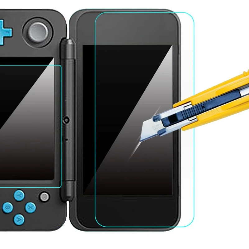 1 set Tempered Glass LCD Screen Protector for Nintendo New 2DS XL/LL 2DSXL/2DSLL Drop Shipping Support | Электроника