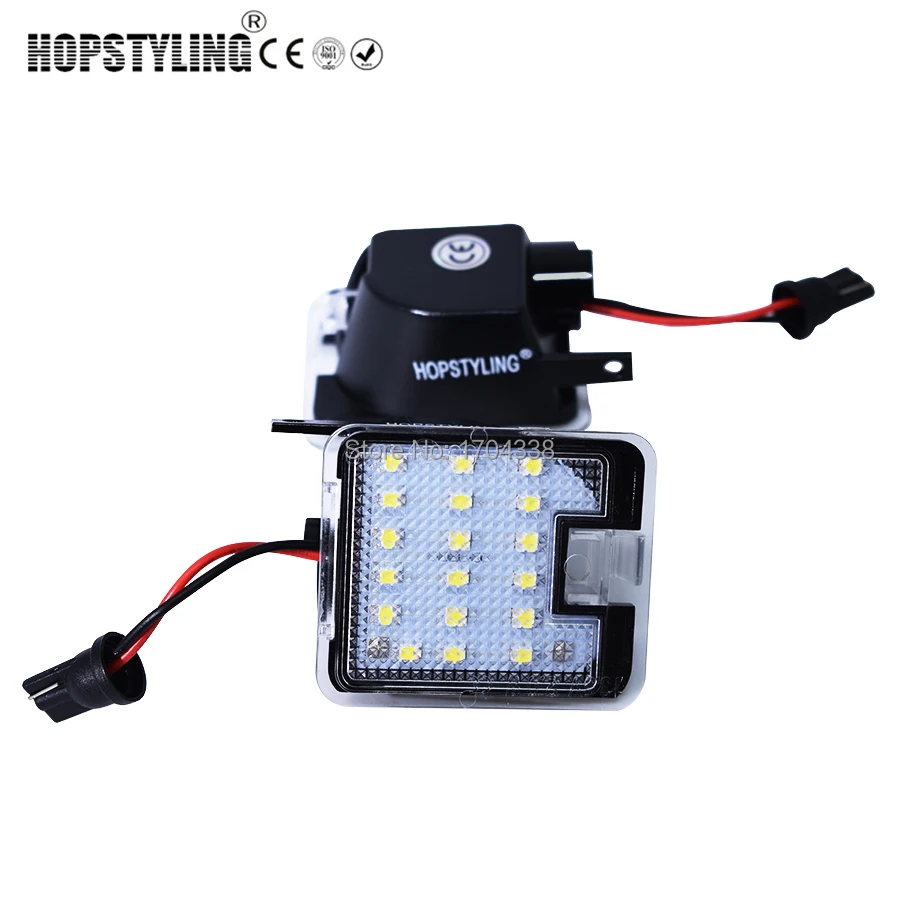 Hopstyling 2 шт. светодиодный светильник под боковым зеркалом для Ford C-max Focus Kuga Escape Mondeo IV светодиодный светильник, супер яркий