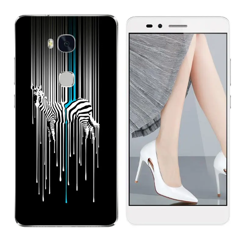 Мягкий ТПУ чехол для Huawei Honor Play 5X/Honor 5X Expression с принтом GR5 X5 KIW-TL00 KIW-TL00H |