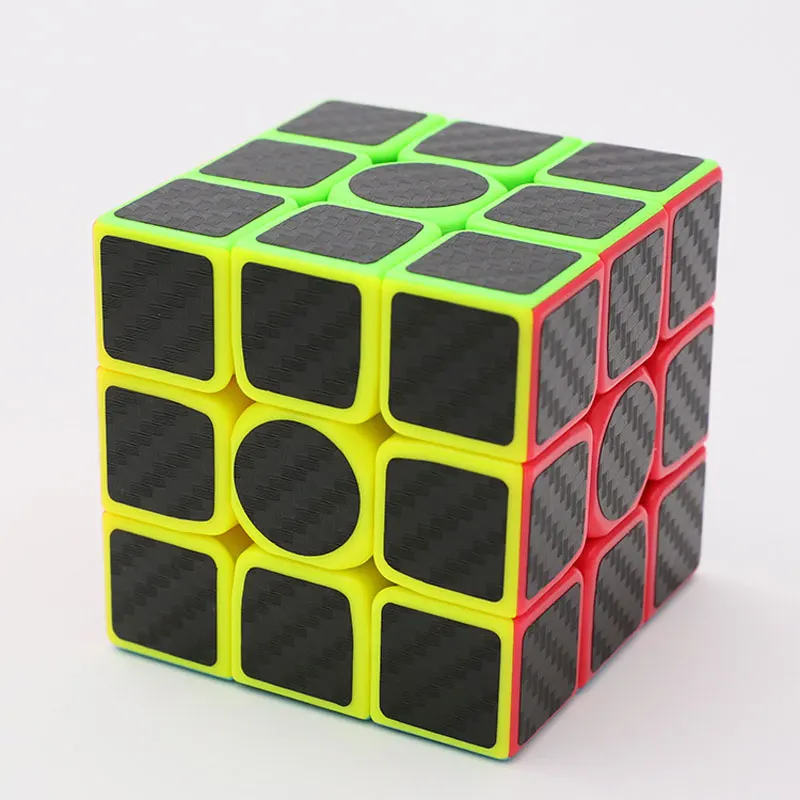 ZCUBE 7 видов, наклейка из углеродного волокна, скоростные Волшебные кубики, игрушка-головоломка для детей, детская Подарочная игрушка, Инструкция для взрослых - Цвет: 3x3