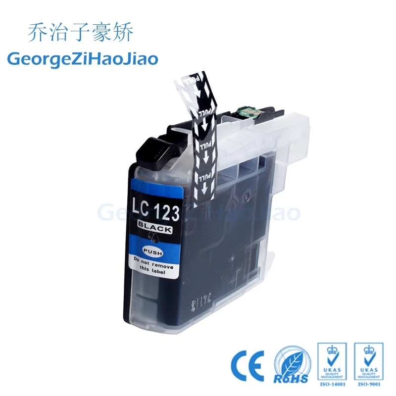 4 шт. LC123 чернильные картриджи совместимые с Brother mfc J4510DW MFC J4610DW J4710DW|Чернильные