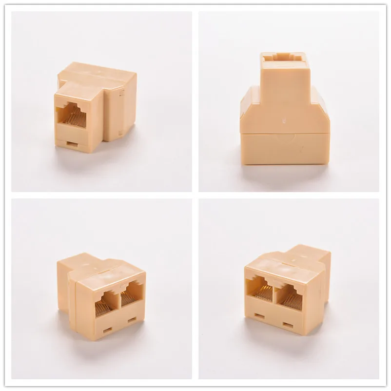 

1/10 предмета одежды для детей возрастом от 1 до 2 8P8C муфтовый стыковочный переводник сети модульный разъем Y сетевой адаптер разъём разветвит...