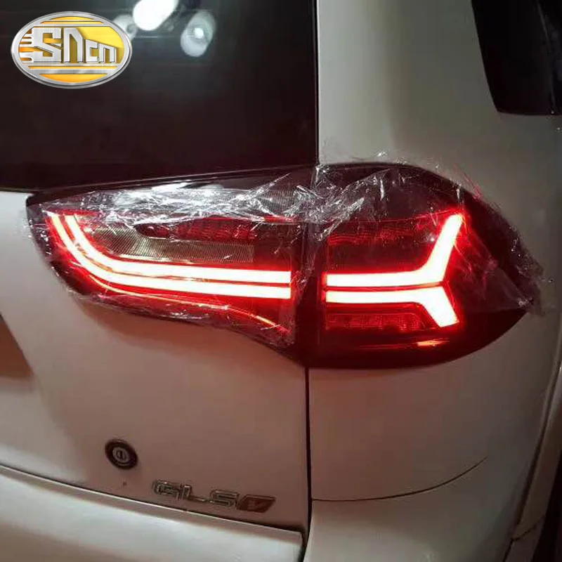Для Mitsubishi Pajero Montero Sport 2011~ Montero Sport светодиодный задний светильник DRL+ стоп-сигнал+ обратный+ поворотник противотуманных фар автомобиля для укладки волос
