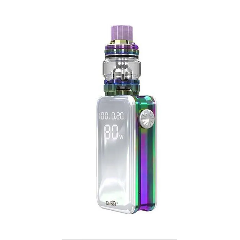 Оригинальный Eleaf iStick NOWOS Комплект 80 Вт коробка мод Vape 4400 мАч батарея 6 5 мл Элло дюро