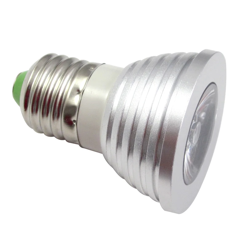 Светодиодная RGB лампа 4 Вт E27 16 цветов с ИК пультом ДУ|e27 rgb|led bulbrgb led bulb |