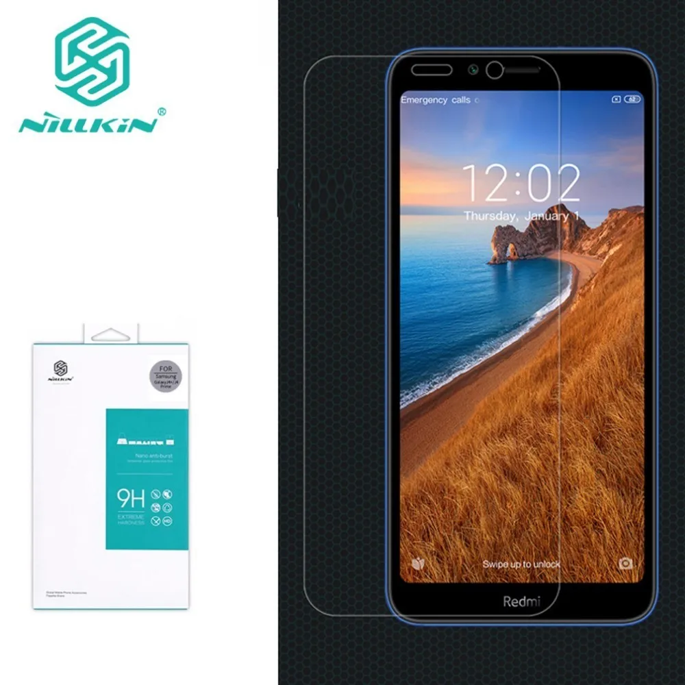 NILLKIN защита для экрана Xiaomi Redmi 7A 9H взрывобезопасная H закаленная стеклянная пленка