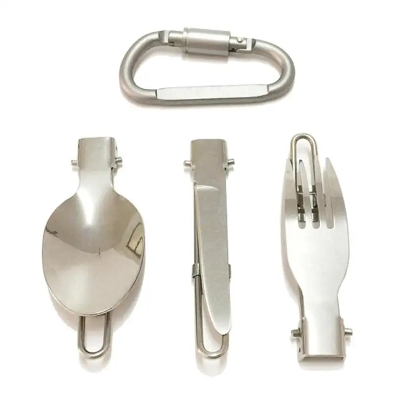 12pcs Outdoor Tableware Camping Hiking Picnic Teapot Pot Set for Frying Pan Carabiner Travel Tableware Picnic Cookware Pot Mess