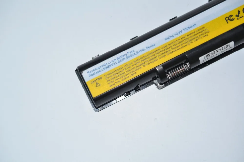 6 CELL 11,1 V 4400mAh лаптоп с Батарея для lenovo B450 L09S6Y21 L09M6Y21 B450L B450A