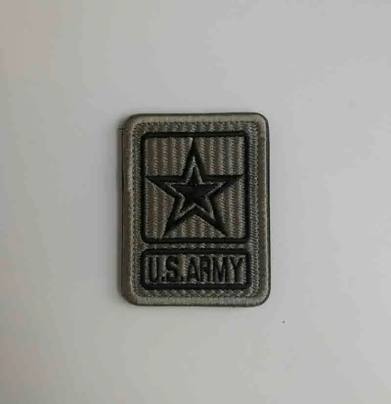 Вышитые американские армейские нашивки тактическая нашивка Военная star hook &amp loop