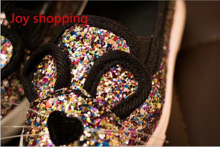 Spring new Korean Girls Single Shoes Boys Cartoon Cat Casual Children 's Baby Students | Детская одежда и обувь