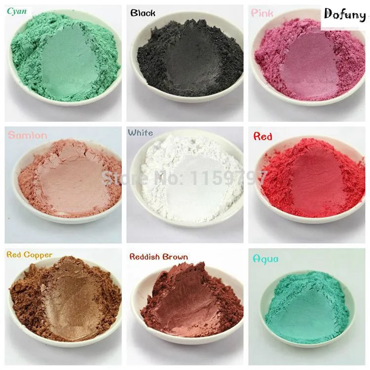 Красно-коричневый цвет краски пигментный порошок перламутровый эффект Макияж DIY