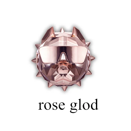 rose gold Новая версия бульдог автомобильный парфюм аромат бульдог освежитель воздуха авто выход вентиляция твердый аромат диффузор DIY Декор интерьера - Название цвета: rose gold