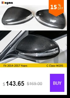 C63 Стиль углеродное волокно задний багажник спойлер для Benz C class C180 C250 W205 2 купе- год C205 автомобиль спойлер заднего крыла