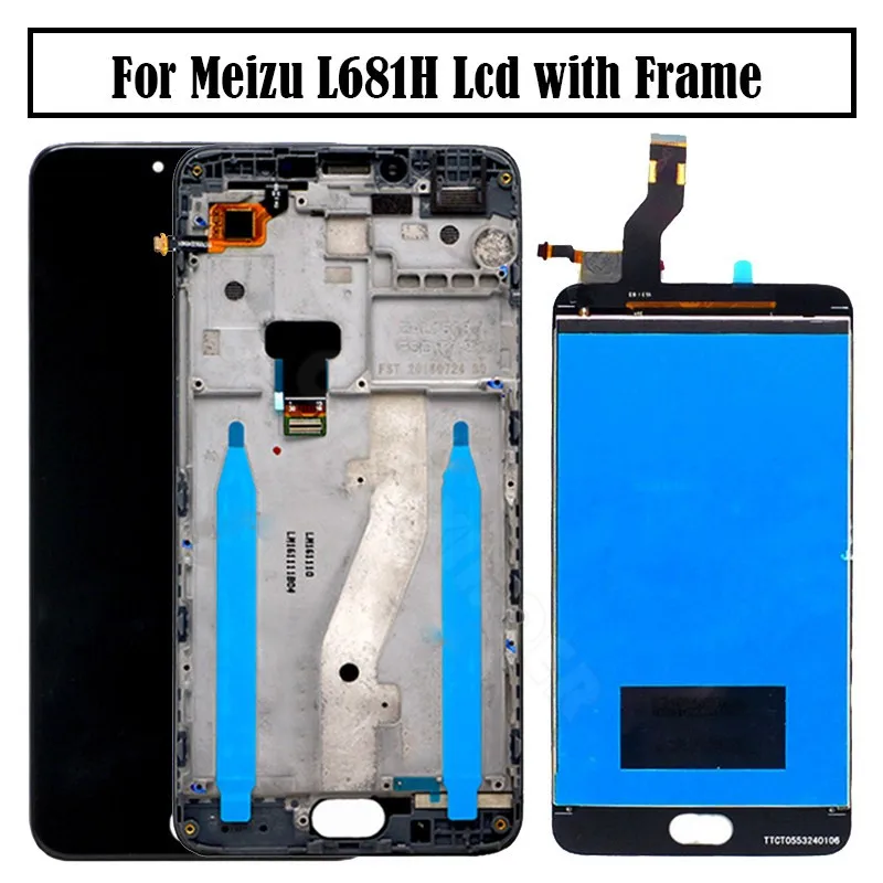 Meizu m3 note L681H ЖК дисплей дигитайзер сенсорный экран запасные части мобильного