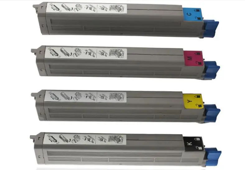 4 шт. картриджи для принтера OKI DATA C9600 C9650 C9800 C9850|toner cartridge|color toner cartridgecompatible cartridges |