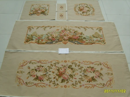 Бесплатная доставка Французский Aubusson ручной работы шерстяной диван и чехол для
