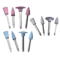 4pcslot dental silicone grinding heads teeth polisher for low speed machine polishing dental tools dentistry lab