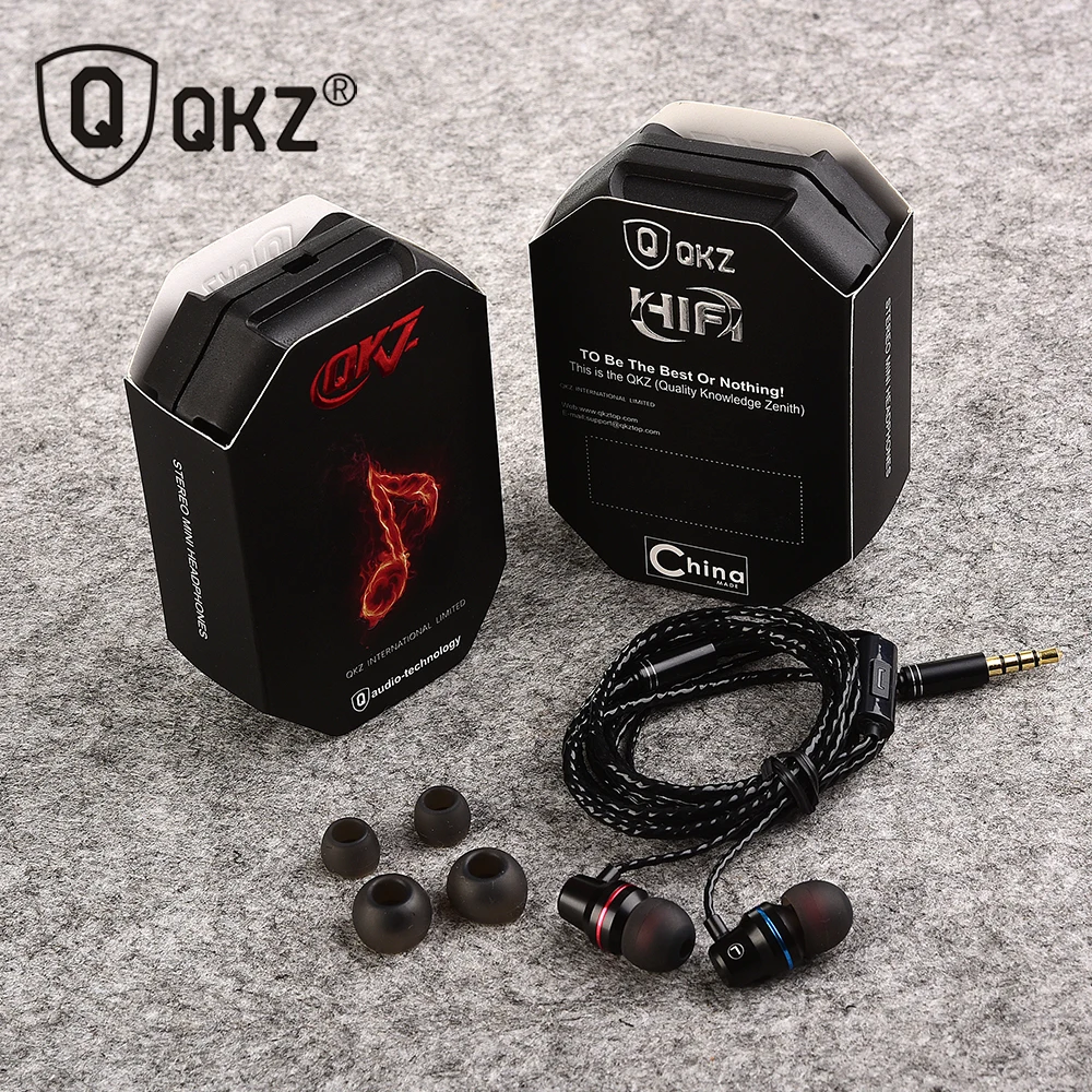 QKZ DM1 наушники супер бас с микрофоном Hifi гарнитуры для Samsung iPhone Xiaomi Huawei ipd |
