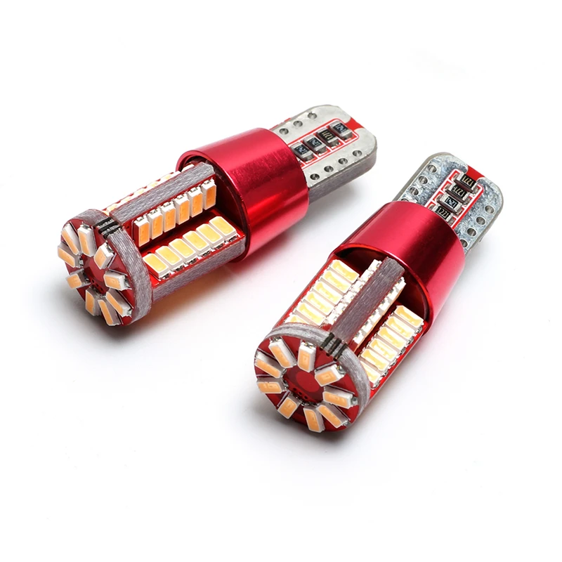 KEYECU 10 шт. 6000k T10 W5W танкетка 3014 57SMD ярко-фиолетово-розовые светодиодные лампы для