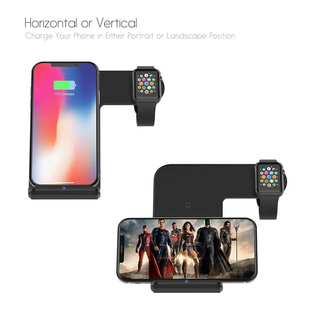 Беспроводное зарядное устройство NYFundas для Apple Watch подставка беспроводного