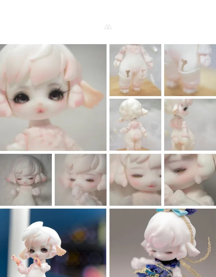 BJD sd RD 1/12 овцы модель животного для коллекции Обнаженная кукла коллекция в