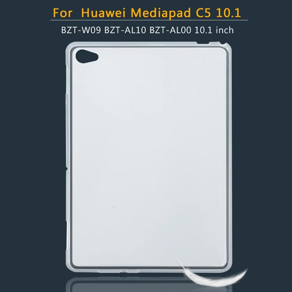 C5 10.1 Планшетный чехол для huawei MediaPad C5 M2 M3 M5 M6 Lite рro 8,0 8,4 10,0 10,1 10,8 7,0 Мягкий силиконовый чехол Медиа Pad M2-801L - Цвет: C5 10.1