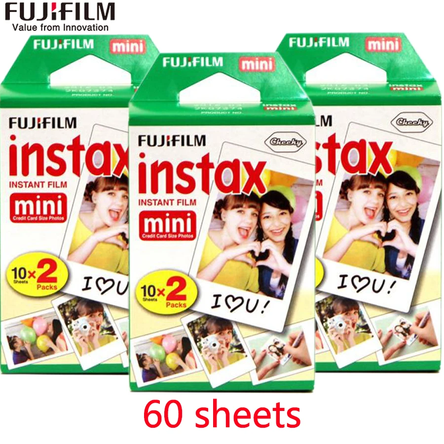 Пленка Fujifilm Fuji instax mini 9 60 листов пленка с белым краем для 8 7s 25 50s 90 фотобумага