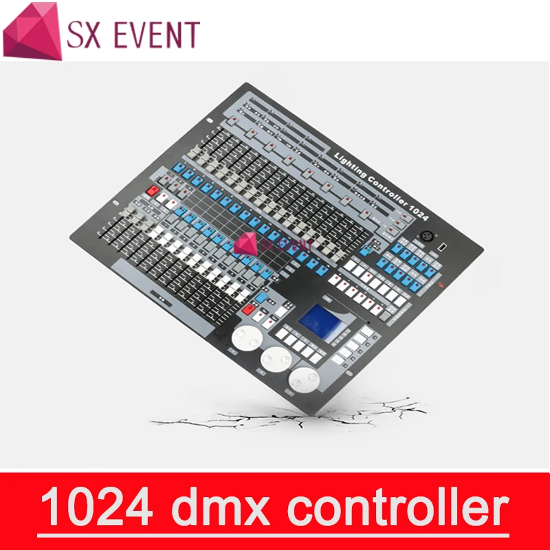 1024 канала DMX512 DMX Контроллер Консоль DJ Диско Оборудование Осветительные консоли Профессиональные сценические световые приборы управление включено